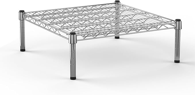 24" Deep x 24" Wide x 8" Height Wire Shelving Kit | 1-Tier | NSF Commercial Storage Rack Unit