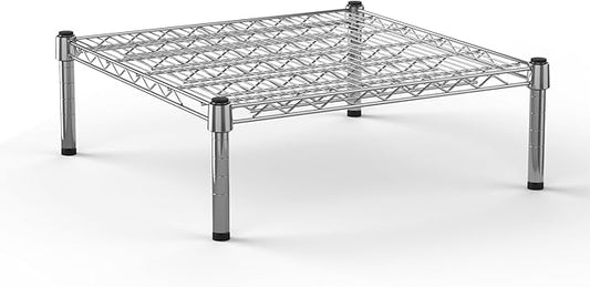 24" Deep x 24" Wide x 8" Height Wire Shelving Kit | 1-Tier | NSF Commercial Storage Rack Unit