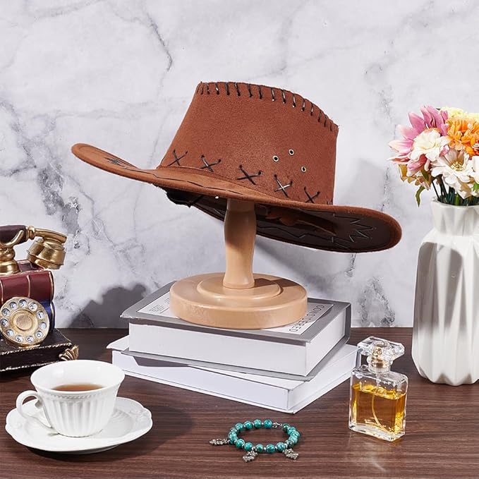 PH PandaHall 1 Set Hat Rack Stand, Cowboy Hat Rack Baseball Cap Organizer Cap Holder Stands Closet Hats Organizer for Baseball Caps Hats Wig Helmet Closet Display Closets Shelve Home Decor