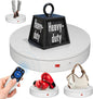 15.8In Remote Motorized Electric Turntable Rotating Display Stand Rotating Platform Photography Turntable motorized lazy susan base giratoria para for Photography,3D Scanner,(Load Range:132~400lbs)