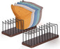Hat Organizer for Baseball Caps, Wooden Tabletop Hat Rack Holder for 10 Hats Hat Display Stand for Closet Organizers and Storage Brown 2 Pack