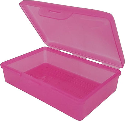 American Comb Travel Soapbox, Durable Storage Container, Multiple Colors, Made in USA (1, Pink)
