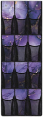 Violet Door Hanger Organizer Mesh Pockets Behind The Door Organizer for School Supplies Storage Marble Shoe Holder Hanger with Hook Design 12 Pockets Wall Hanging Storage
