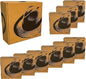 Hat Box for Travel, Protective Storage Organizer, Lightweight Travel Case (10 Pack - Fedora Design)