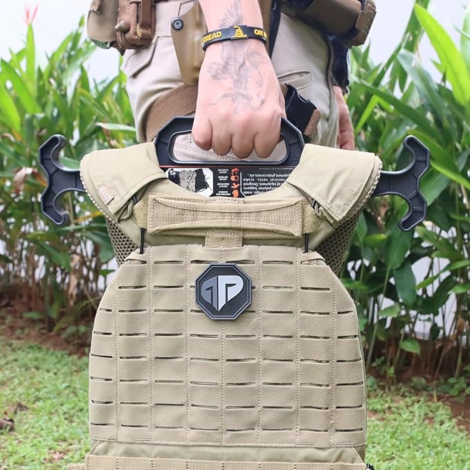 STG Heavy Duty Hanger, for Police Gear, Tactical Vest, Scuba Gear, Fishing Vest, Life Jacket, Scuba BCD and More - Tan