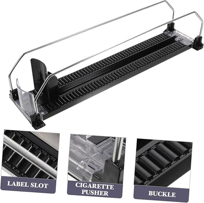 COLLBATH Drink Replenishment Pusher Automatic Drink Rack Pusher Can Organizer Easy Use Display Stand