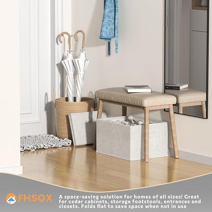 FHSQX 2 Pack Shoe Organizer for Closet,Foldable Shoe Organizer,Fits up to 24 Pairs,Storage Containers With Bottom Support for Shoes
