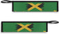 Jamaica Flag Portable Utensil Pouch Reusable Silverware Bag Travel Cutlery Carrying Case Stainless Steel Straws Pouch Chopsticks,11.8 Inch