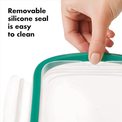 OXO Good Grips 1 Cup Smart Seal Glass Round Food Storage Container (Pack of 2)