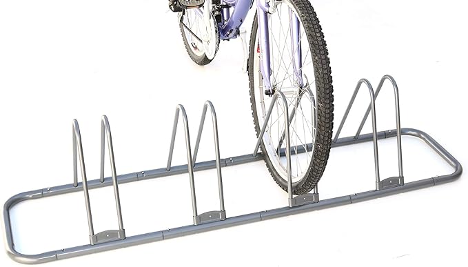 Sparehand 4 Bike Parking and Organization Solution - Freestanding Bike Stand for Parking Storage - Outdoor and Indoor Bike Rack