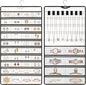 Hanging Jewelry Organizer Storage Earring Jewelry Storage Bag With 48 Pockets Necklace Bracelet Ring Glasses Accessory Display Rack (White)