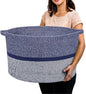 R RUNKA Extra Large Storage Basket - Soft Woven Organizer, 22" x 14"