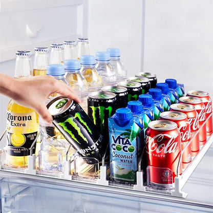 Coanto Drink Organizer for Fridge 3 Row&5 Row