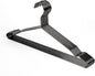17 Inch Black Silver Heavy Duty Shirt Blouse Coat Suit Hanger 50 Pack, Space Saving Slim Wire Hanger for Camisole Trousers Dress