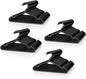 VILICK Plastic Kids Hangers - 100 Pack Non-Slip Baby Clothes Hangers for Closet, Toddler & Newborn Clothing Pants, Skirts, Coats (Black)