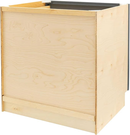 Quicklock RTA (Ready-to-Assemble) | Base Kitchen Cabinets - Shaker Style | Made in America (Needlepoint Navy, 36" Wx34.5 Hx24 D Base)
