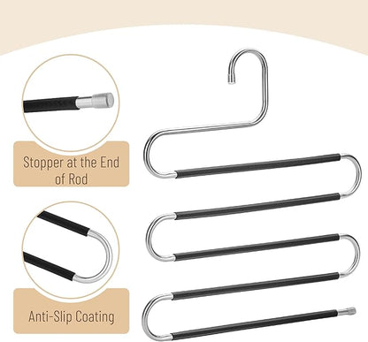 Mr. Pen- Pants Hangers - Space Saving, 5 Pack, Jeans Hangers
