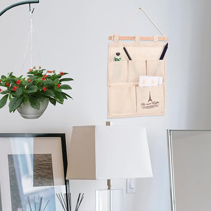 Garneck Over The Door Folder Over The Door Organizer Over The Door Bag Over The Door Storage Pocket Wooden, medium