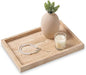 Large Travertine Vanity Tray, Luxury Stone Organizer for Bathroom & Kitchen Counter | Holds Soap Dispenser, Jewelry, Perfume Bottles | Non-Resin, Non-Ceramic Décor
