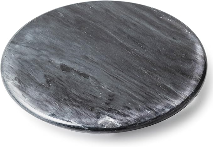 JEmarble Lazy Susan 12 inch Turntable with Aluminum Alloy Bearing, Smooth/Silent/Durable(Gray)(Premium Quality)