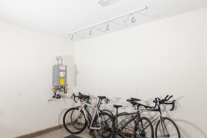 Bike Slide Pro – Made in USA | Heavy-Duty Ceiling-Mounted Bicycle Storage Rack – Space-Saving Overhead Garage Organizer with Quick Install System – Secure Solution for Residential Garages