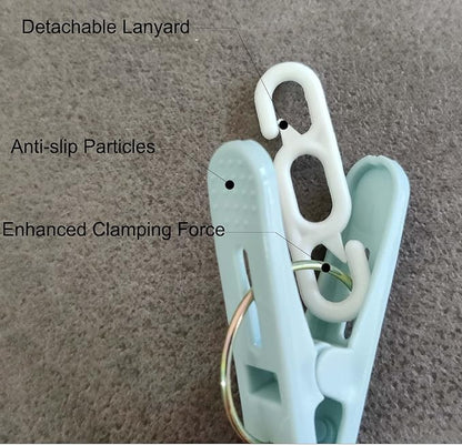 Collapsible Travel Shorts Skirt Shirt Socks Hangers with Clips Foldable Pants Clothes Plastic Suit Hangers Non Slip Closet Blue Organizer Retail Displays