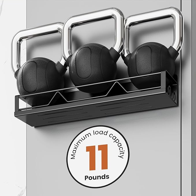 Mystozer 16.9 Inch Wide Large Capacity Magnetic Spice Rack for Refrigerator,6 Pack Metal Fridge Shelf Spice Rack Organizer Refrigerator Organizer Kitchen Spice Organizer Spice Storage(Black)
