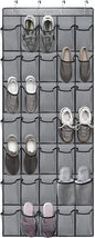 Over-the-Door Shoe Organizer 35 Pockets Mesh Breathable Storage Hanging Shoe Storage with Hooks for Door Closet Dorm Room