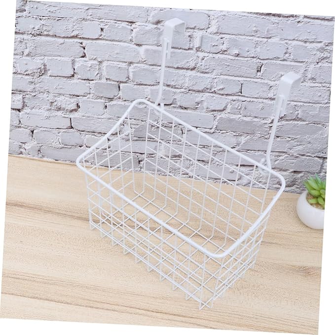Healifty Hanging Storage Rack Cabinet Storage Basket Door Baskets Organizer for Office The Office