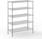 21" Deep x 48" Wide x 64" Height Wire Shelving Kit | 5-Tier | NSF Commercial Storage Rack Unit