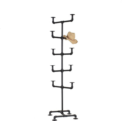Industrial Pipe Hat Rack Display Stand by William Robert's Vintage