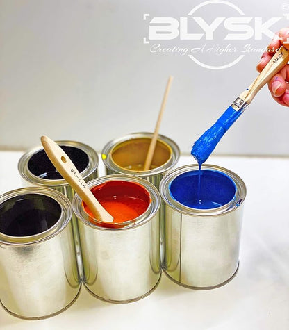 Empty Paint Cans with Lids – Quart/32 oz Unlined Containers for Paint, Solvents, Crafts & DIY, Can opener, Marker and Labels included 4 Pack