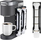 kedofa K Cup Holder for Keurig: Coffee Pod Holder for Counter Small Space, Space Saving K pod Storage Organizer - Kcup holders for Wall Mount (2, Black)