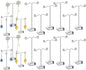 Macarrie 18 Pcs Metal Earring Holder T Bar Earring Display Stand Organizer Countertop Hanger Hanging Jewelry Towers with Acrylic Base(Clear)