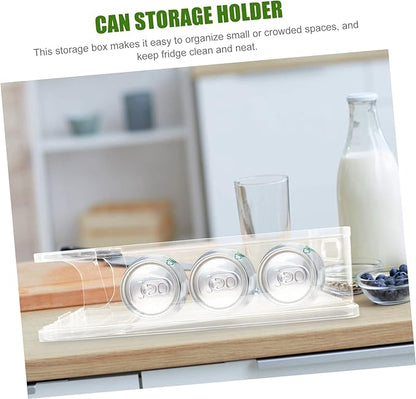 Cabilock Beverage Dispenser Stand Fridge Can Organizer Capacity Soda Can Holder for Kitchen Office