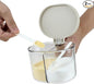 EIKS 2 Pack Condiment Box for Storing & Serving Salt Spice Pepper Sugar Seasoning at Home Kitchen Coffee Restaurant