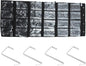 Wakauto 24-Compartment Over-The-Door Hanging Shoe Organizer Bag, Black Non-Woven Fabric with Mesh Pockets, Multipurpose Storage for Dormitory, Bedroom, and Closet Use