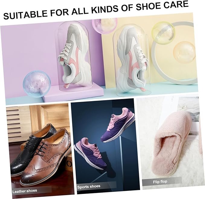 6pcs Shoe Storage Bin Stackable Shoe Box Thicken Plastic Container Large Organize Your