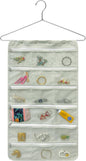 Bloss Hanging Jewelry Organizer and Storage Travel with Zipper, Travel Jewelry Organizer, Earring Travel Storage Holder with 36 Pockets, Travel Jewelry Holder for Suitcase,Closet,Foldable Roll Case