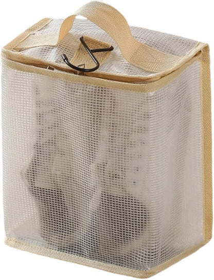PVC Shoe Organizers for Travel with Meshes Design to Odors Ideal for Suitcases Backpacks and Home Closet Storage Hanging Shoe Organizers