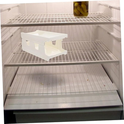Beverage Can Organizer Double-layer Refrigerator Storage for Soda and Beer Cans Pet Material for Kitchen Counters Freezers and Rvs