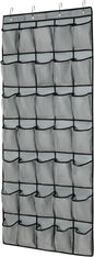 35Large Pockets Over The Door Shoe Organizer, Mesh Pockets Shoe Holder Rack, Capacity hanging shoe organizer，door shoe rack With 4 Metal Hook.