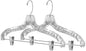 Whitmor Crystal Suit Hangers with Clips S/2