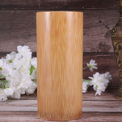 KItchen Utensil Holder Caddy Bamboo Kitchen Tool Holder Chopsticks Storage Barrel Spoon Fork Holder Cutlery Storage Container Organizer 20cm