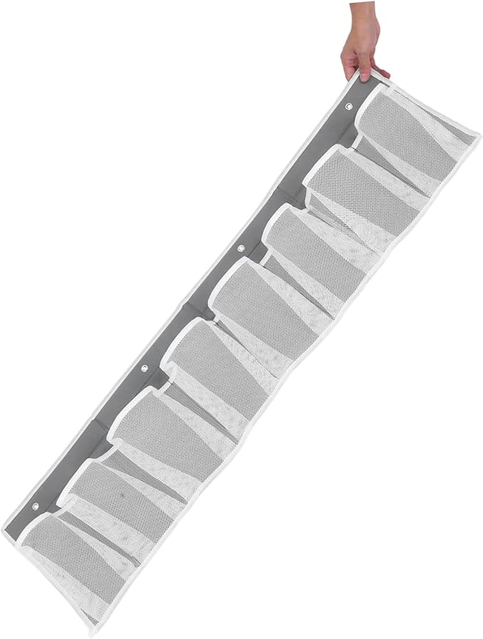 Cabilock Door Shoe Organizer Bedside Hanging Mesh Storage Bag for Rv Caravan Camping Home
