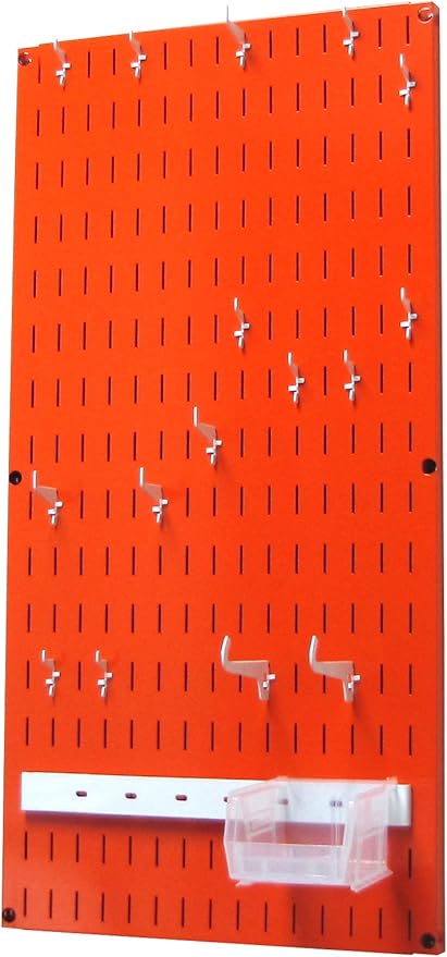 Wall Control Jewelry Organizer Wall Hanging Jewelry Holder Kit Wall Mounted Necklace Organizer Kit in Orange
