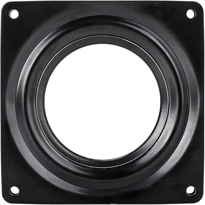 4 Pack 4-Inch Lazy Susan Turntable Bearings Rotating Plate,Lazy Susan Hareware 5/16 Inch Thick Swivel Plate for Rotating Bookshelf, Serving Trays, Kitchen Storage Shelf