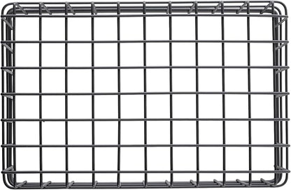 G.E.T. WB-964-MG Rectangular Metal Storage Wire Basket for Pantry, Produce and More, 9" x 6" x 4"