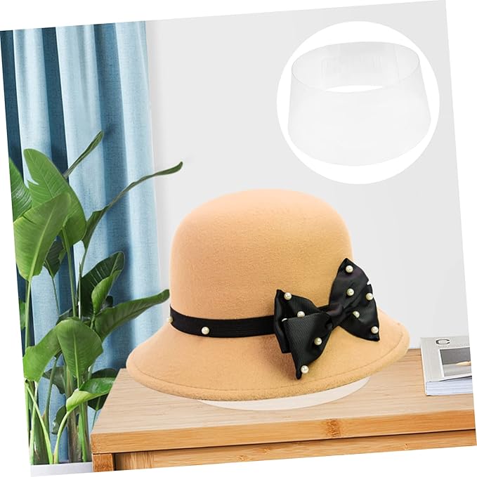 10PCS Adjustable Hat Inner Support Cone Shape for Straw Hats Cap Stretcher Insert Plastic Holder for Baseball Caps Stand for Travel Storage