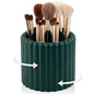 Anyoifax 360 Rotating Makeup Brush Holder 7 Slots Make Up Brush Organizer Removable Spinning Cosmetic Brushes Storage Pen Holder for Vanity, Dresser, Desk, Teal Green
